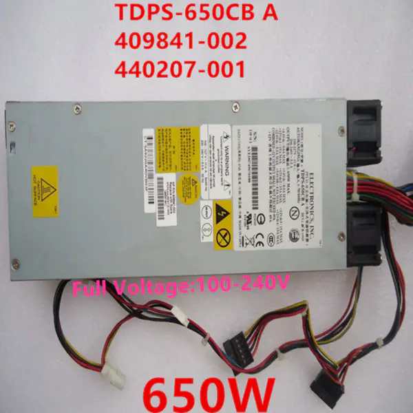 Zdroj napájení pro HP DL140G3 650W spínaný zdroj TDPS-650CB A 409841-002 440207-001