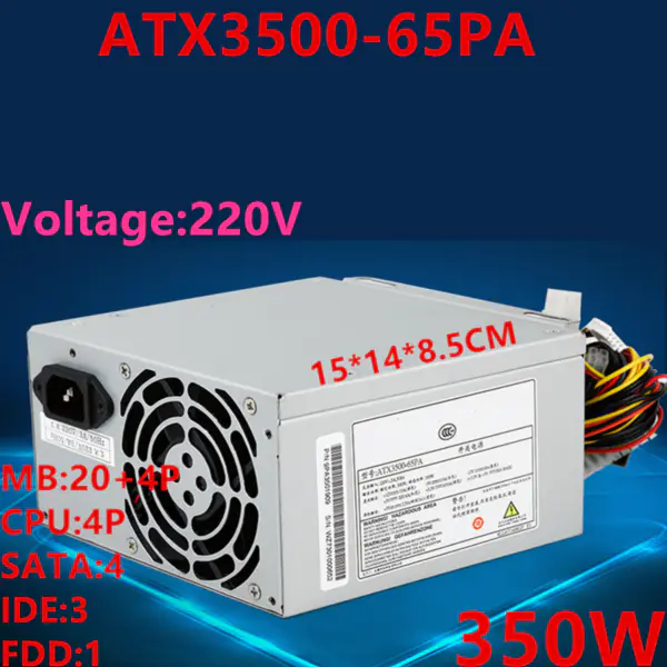 Zdroj napájení pro FSP 610H 610G 610L 810 Jmenovitý výkon 300 W špičkový 350 W spínaný zdroj ATX3500-65PA