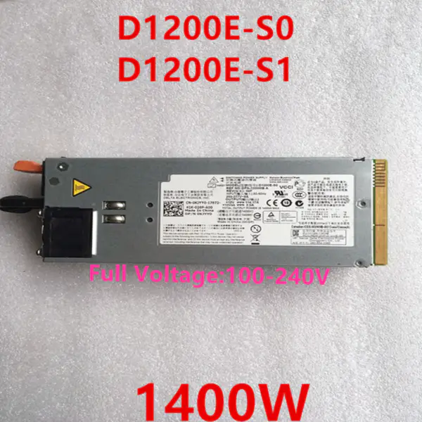 Zdroj napájení pro Dell C6100 C6200 1400W napájecí zdroj DPS-1200MB A D1200E-S0 D1200E-S1 DPS-1200MB-1 A/2 A RN0HH CN35N 04V04J