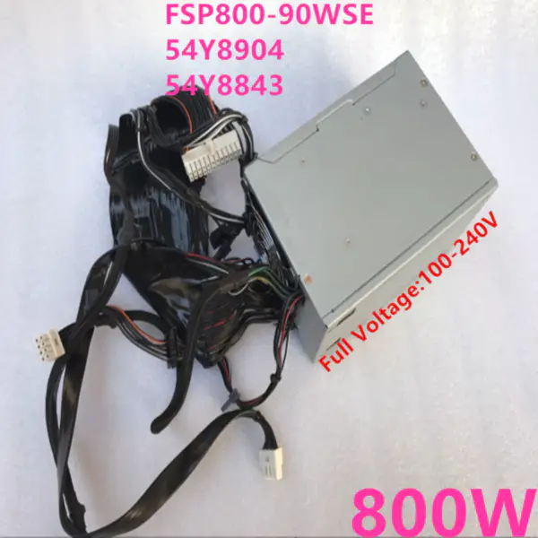 Zdroj napájení pro pracovní stanici Lenovo C30 800W Spínaný zdroj napájení FSP800-90WSE 54Y8904 54Y8843