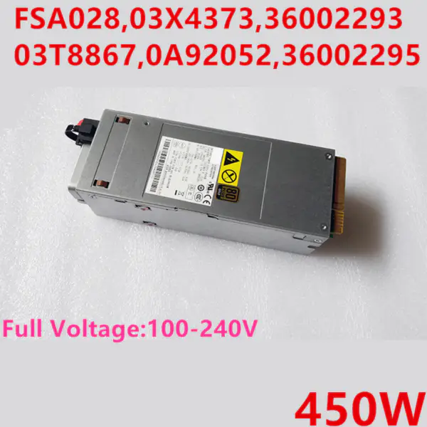 Napájecí zdroj Lenovo Thinkserver TS440 540 530 450W FSA028 03X4373 36002293 03T8867 0A92052 36002295
