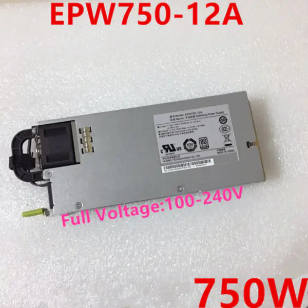 Zdroj napájení pro Huawei RH2288H RH1288 RH5885V3 750W spínaný zdroj EPW750-12A