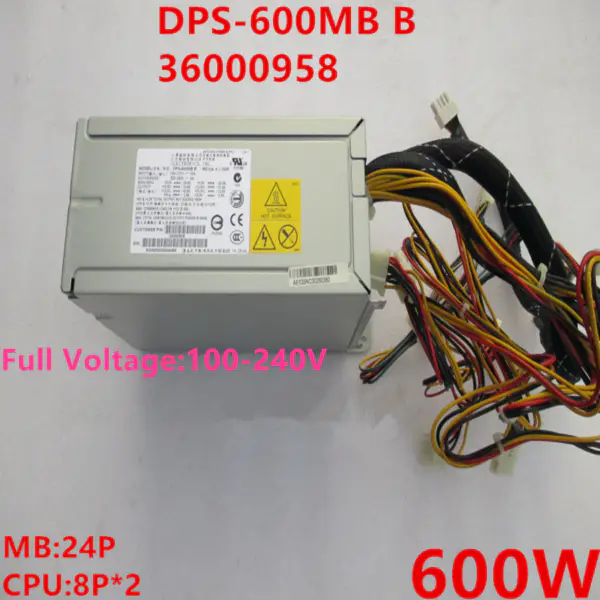 Lenovo T220 R350 T350 T280G2 600W spínaný zdroj DPS-600MB B 36000958