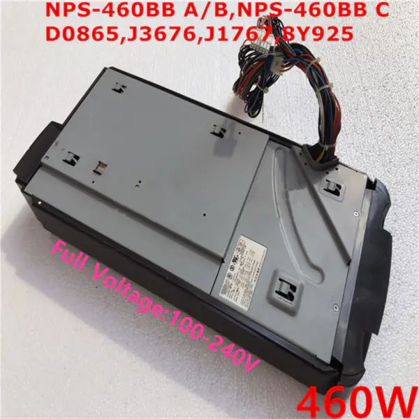 Zdroj napájení pro Dell 650 530 460W Spínaný zdroj napájení NPS-460BB A NPS-460BB B NPS-460BB C D0865 J3676 J1767 8Y925