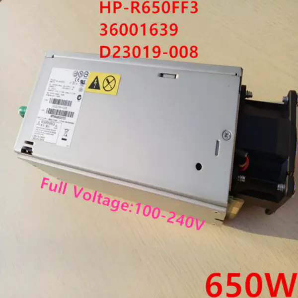 Zdroj napájení pro Lenovo T350 R350 G6X 650W spínaný zdroj napájení HP-R650FF3 36001639 D23019-008