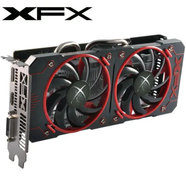 XFX Grafická karta RX460 4GB 128Bit GDDR5 Grafické karty pro AMD RX 400 series VGA Cards RX 460 560 470 570 Used