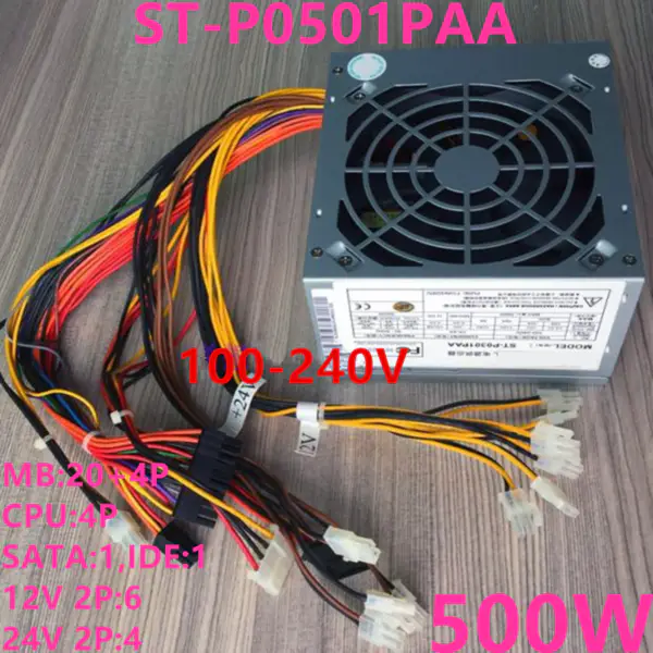 Zdroj napájení pro Seventeam 24V12V 2Pin 500W spínaný zdroj ST-P0501PAA