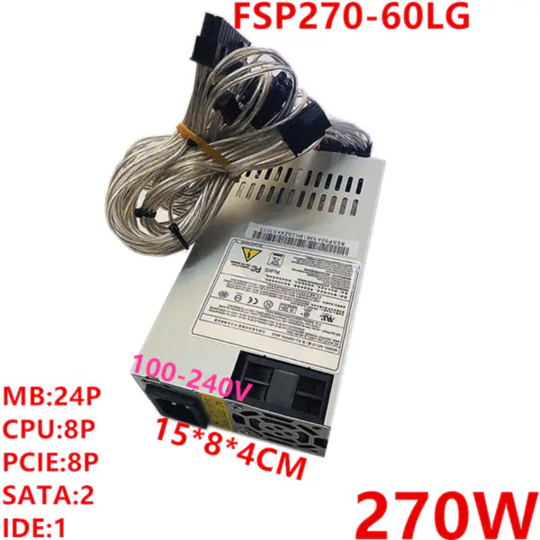 Zdroj napájení pro FSP AIO NAS Small 1U K39 270W spínaný zdroj FSP270-60LG