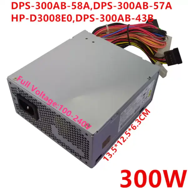 Zdroj napájení pro Delta Micro ATX SFX-L 300W napájecí zdroj DPS-300AB-58A DPS-300AB-57A HP-D3008E0 DPS-300AB-43B HP-D250AA0