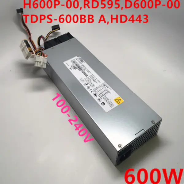 Zdroj napájení pro DELL PowerEdge SC1435 600W spínaný zdroj H600P-00 RD595 D600P-00 TDPS-600BB A HD443