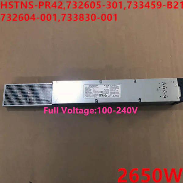 Zdroj napájení pro HP C7000 2650W spínaný zdroj napájení HSTNS-PR42 732605-301 733459-B21 732604-001 733830-001