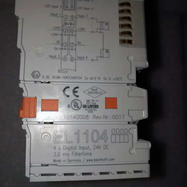 BECKHOFF EL1088 KL2184 KL9010 KL1104 Digitální imput modul doprava zdarma