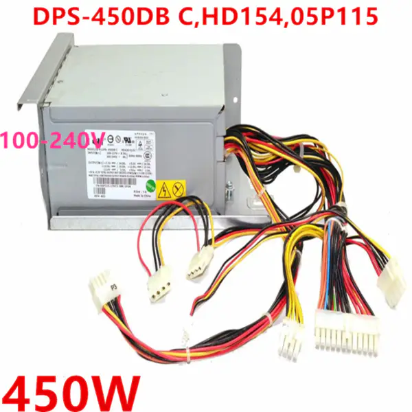 Zdroj napájení pro Dell PowerEdge 1600SC 450W Spínaný zdroj napájení DPS-450DB C HD154 05P115