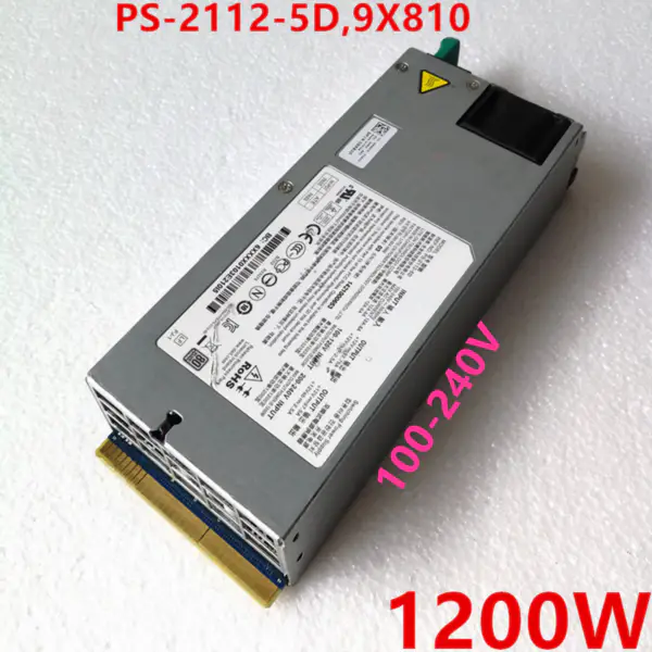 Zdroj napájení pro Dell POWEREDGE C6100 C6220 1200W spínaný zdroj PS-2112-5D 09X810 027W3W
