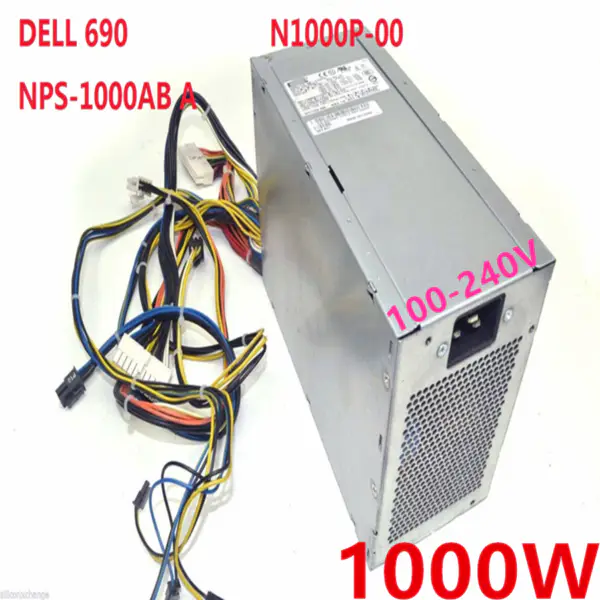 Zdroj napájení pro Dell Precision 490 690 XPS700 710 720 T7400 1000W spínaný zdroj N1000P-00 NPS-1000AB A ND285