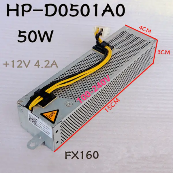 Zdroj napájení pro Dell FX160 AIO Mini 50W spínaný zdroj napájení HP-D0501A0 G151G D50ED-00 DPS-50RB A J013G