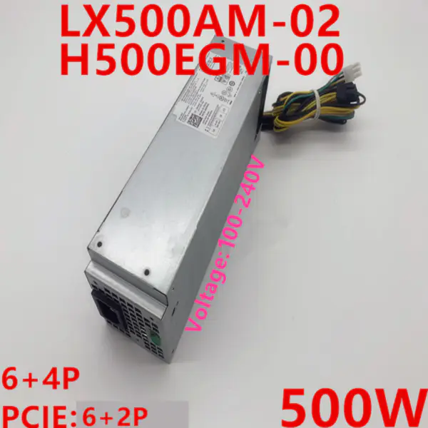 Nový napájecí zdroj pro Dell 3050 7080 7050 3660 6Pin 500W napájecí zdroj H500EGM-00/01 H500EPM-00 D500EPM-00 B240AM-02 L240ES-00