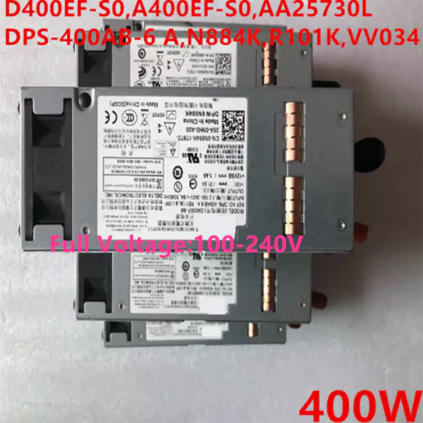 Zdroj napájení pro Dell PowerEdge T310 400W D400EF-S0 A400EF-S0 AA25730L DPS-400AB-6 A N884K R101K VV034