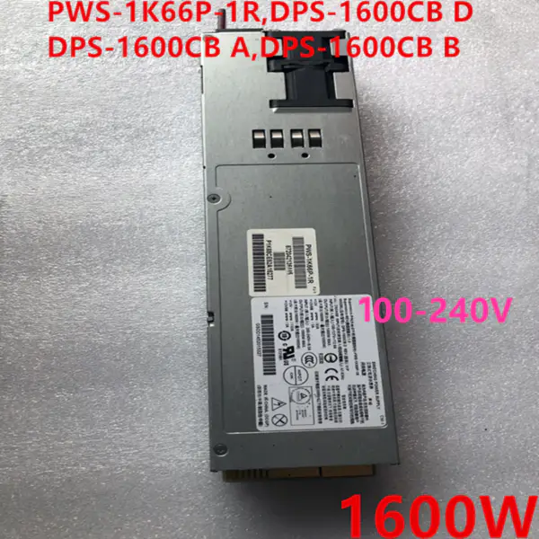 Zdroj napájení pro spínaný zdroj Supermicro 1600W PWS-1K66P-1R DPS-1600CB D DPS-1600CB A DPS-1600CB B