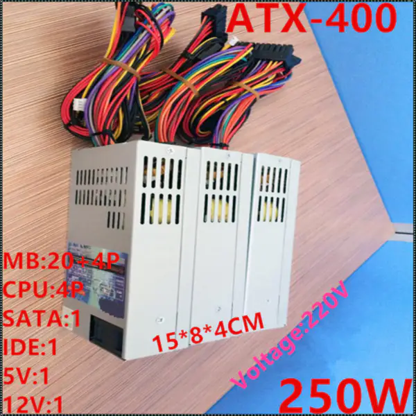 Zdroj napájení pro Jiujiajiu AIO 1U 250W spínaný zdroj ATX-400