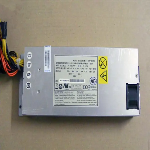 Zdroj napájení pro Etasis NF190D2 1U 480W spínaný zdroj EFAP-481R01