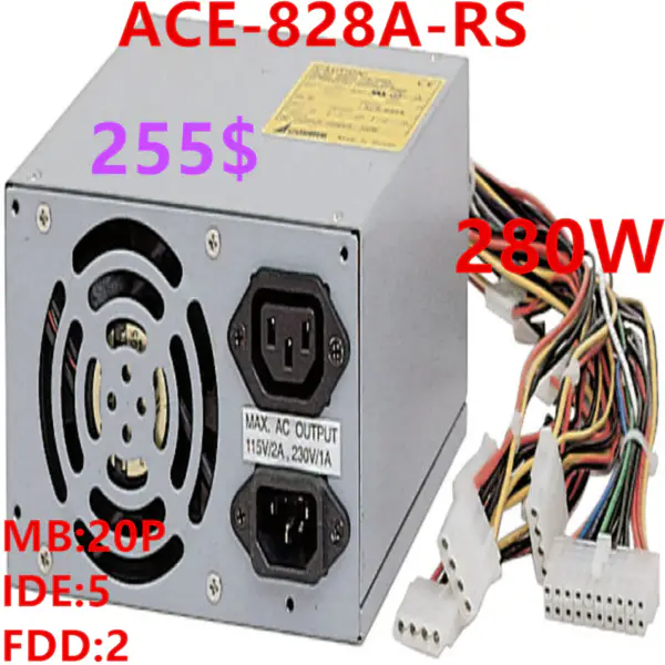 Zdroj napájení pro IEI ATX 280W spínaný zdroj ACE-828A-RS ACE-828M-RS