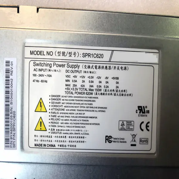 Zdroj napájení pro sítě FSP Array APV 3520 5200 620W Spínaný zdroj napájení SPR1C620