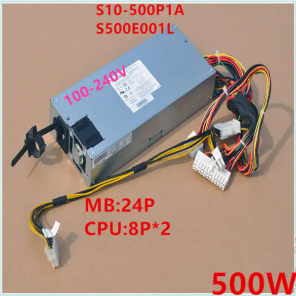Zdroj napájení pro Chicony 1U 500W spínaný zdroj S10-500P1A S500E001L