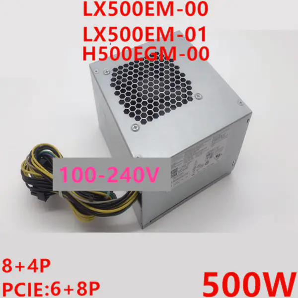 Zdroj napájení pro Dell 3620 3670 3967 3980 3020 7020 9020 8Pin 500W napájecí zdroj LX500EM-01 H500EGM-00 L290AM-00