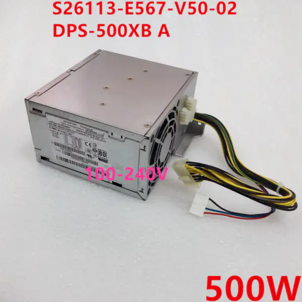 500W spínaný zdroj napájení Fujitsu S26113-E567-V50-02 DPS-500XB A