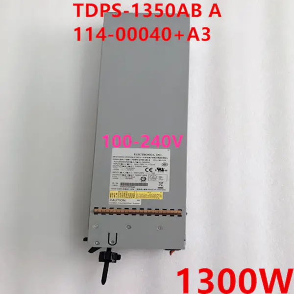 Zdroj napájení pro NetApp X763-R6 1300W spínaný zdroj TDPS-1350AB A 114-00040+A3