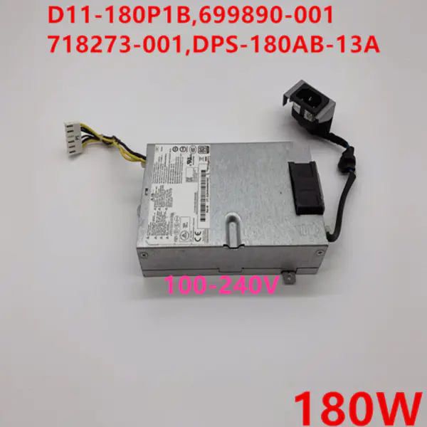 Zdroj napájení pro HP AIO ProOne 600 800 G1 180W D11-180P1B 699890-001 718273-001 DPS-180AB-13A DPS-180AB-8 A