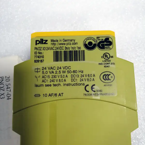 PILZ PNOZ X3 774310 DCAC 24V