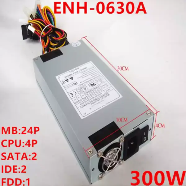 Zdroj napájení pro Enhance FLEX Small Standard 1U 300W spínaný zdroj ENH-0630A