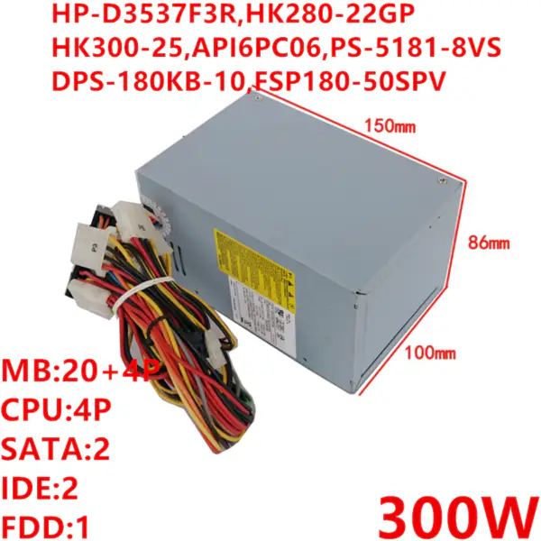 Lenovo HP-D3537F3R FSP180-50SPV Power Supply