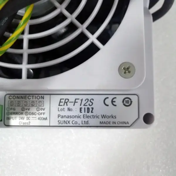 SUNX ER-F12S Odstraňovač statické elektřiny z ventilátoru