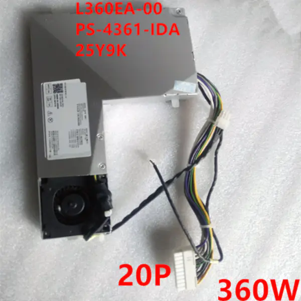 Zdroj napájení pro Dell XPS 7760 Precision 5720 360W napájecí zdroj L360EA-00 PS-4361-IDA 25Y9K L360E0-00 DPS-360HB A D360EA-00
