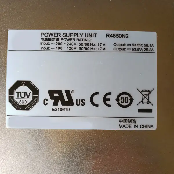 Napájecí zdroj R4850N2 pro Huawei Communication 1U usměrňovací modul