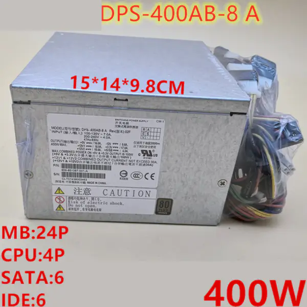 Zdroj napájení pro Delta NEC GT110b 80plus Bronze 400W spínaný zdroj DPS-400AB-8 A