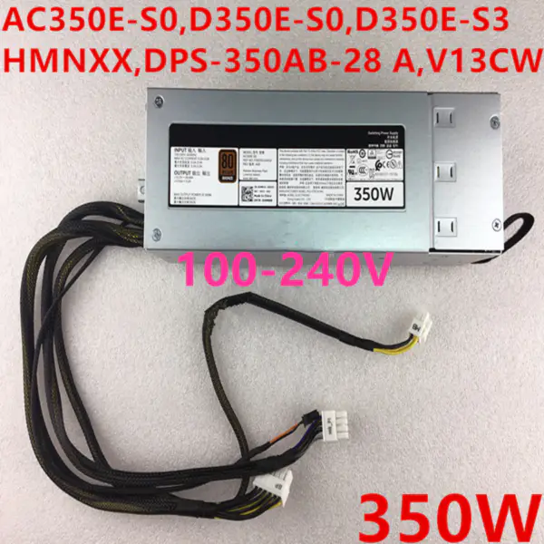 Zdroj napájení pro Dell T330 R30 350W spínaný zdroj AC350E-S0 D350E-S0 D350E-S3 HMNXX DPS-350AB-28 A V13CW