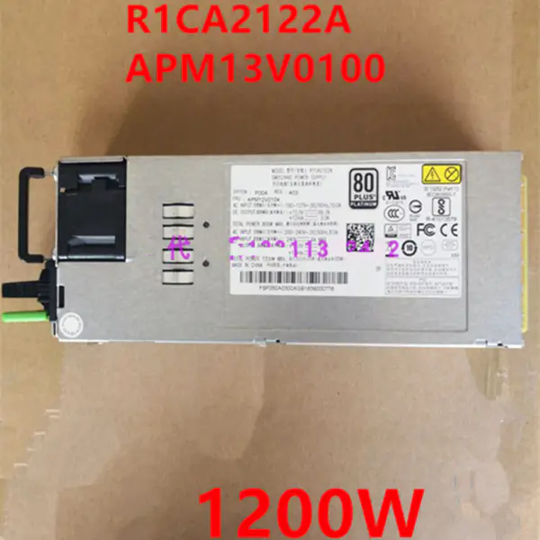 Zdroj napájení pro Lenovo Hanker Acbel CRPS NF5280 M5 1200W Spínaný zdroj napájení R1CA2122A APM13V0100