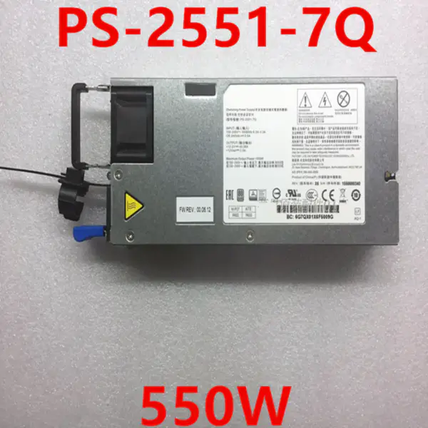 Zdroj napájení pro Lenovo RD452x 550W spínaný zdroj PS-2551-7Q PS-2551-7