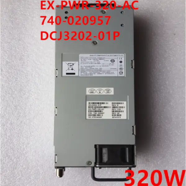Zdroj napájení pro Juniper EX3200 EX4200 320W spínaný zdroj EX-PWR-320-AC 740-020957 DCJ3202-01P