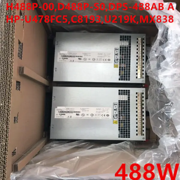 Dell PowerVault MD1000 MD3000 488W napájecí zdroj H488P-00 D488P-S0 DPS-488AB A HP-U478FC5 C8193 U219K MX838