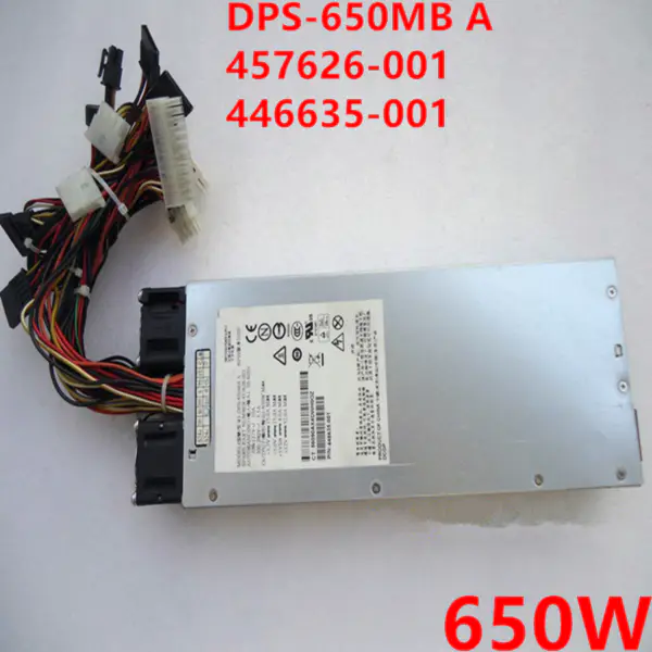 Zdroj napájení pro HP DL160 G5 650W spínaný zdroj DPS-650MB A 457626-001 446635-001