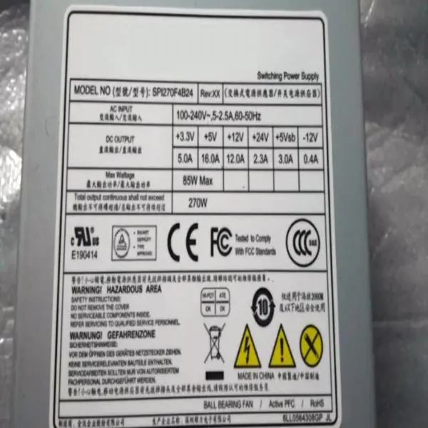 Zdroj napájení pro spínaný zdroj FSP 270W SPI270F4B24