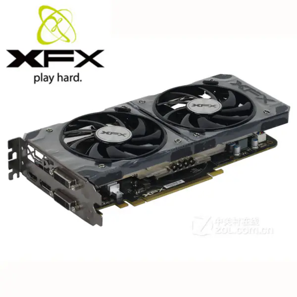 XFX R9 380 4GB Grafické karty 256Bit GDDR5 R9380-4GB Grafická karta pro karty AMD R9 300 series R9380 4GB DisplayPort HDMI DVI Used