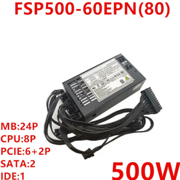 Zdroj napájení pro FSP 80plus Silver AIO FLEX Small 1U K39 500W spínaný zdroj FSP500-60EPN(80)