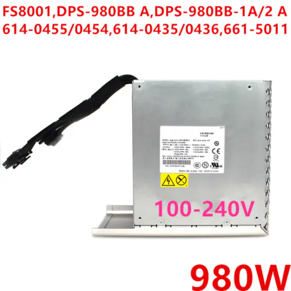 Napájecí zdroj pro MacPro A1289 980W Spínaný zdroj FS8001 DPS-980BB A DPS-980BB-1 A DPS-980BB-2 A DPS-980AB A