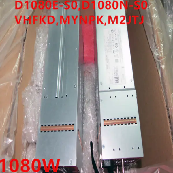Zdroj napájení pro Dell EqualLogic PS6110E PS6210E 1080W napájecí zdroj D1080E-S0 D1080N-S0 0VHFKD 0MYNPK 0M2JTJ H1080E-S0